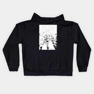 FLOATING FLOWERS Kids Hoodie